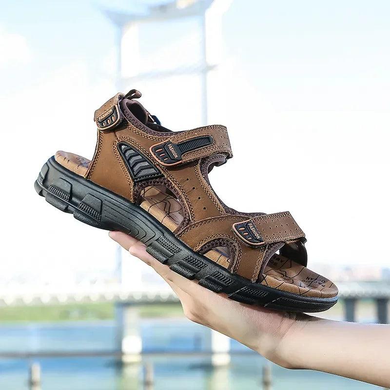 Sandália Masculina Couro Explorer