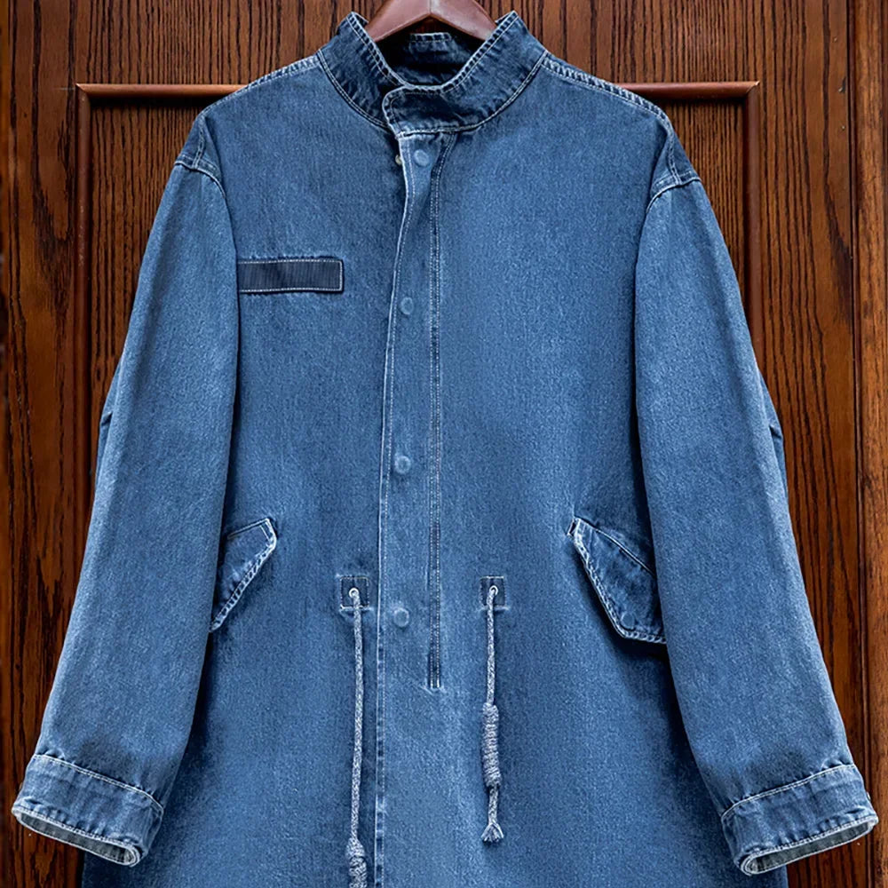 Casaco Sobretudo Jeans M65 Feminino