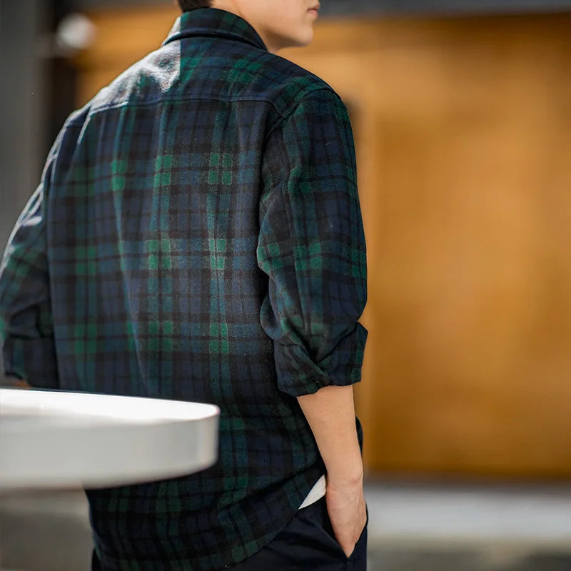 Camisa Flanela Lã Retro