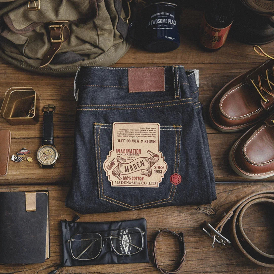 Calça Retro Denim - Almaselvagem