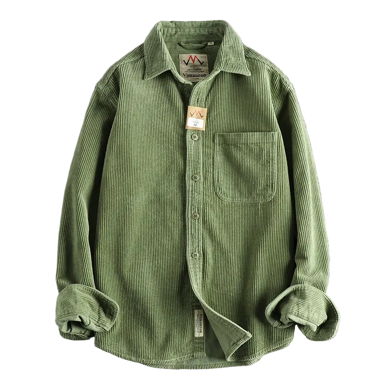 Camisa Worker Veludo Oversized