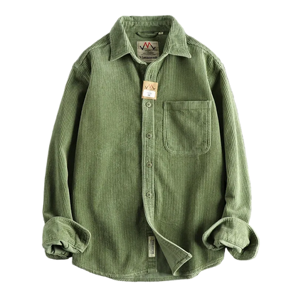 Camisa Worker Veludo Oversized