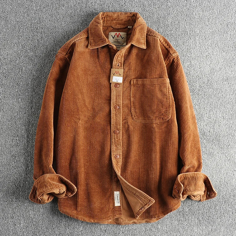 Camisa Worker Veludo Oversized