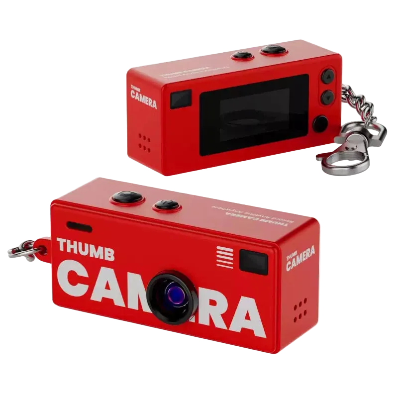 Mini Câmera Vintage 1984 – Chaveiro Retro