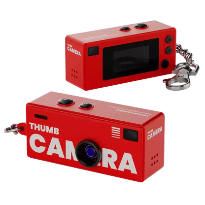 Mini Câmera Vintage 1984 – Chaveiro Retro