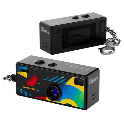 Mini Câmera Vintage 1984 – Chaveiro Retro