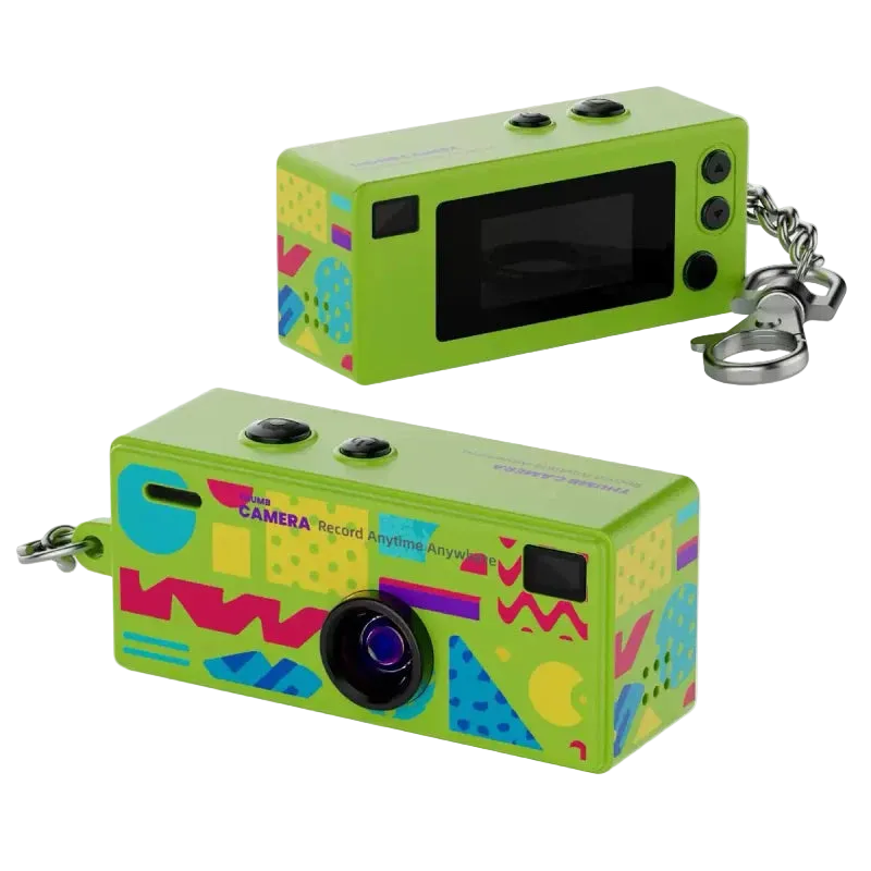 Mini Câmera Vintage 1984 – Chaveiro Retro
