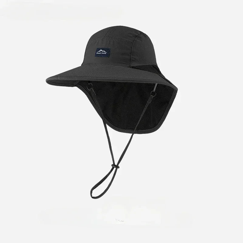 Chapéu Trilha Aba Larga em Preto