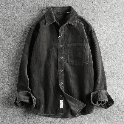 Camisa Worker Veludo Oversized