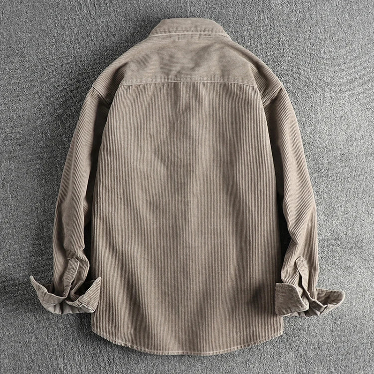Camisa Worker Veludo Oversized