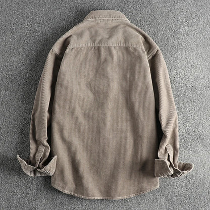 Camisa Worker Veludo Oversized