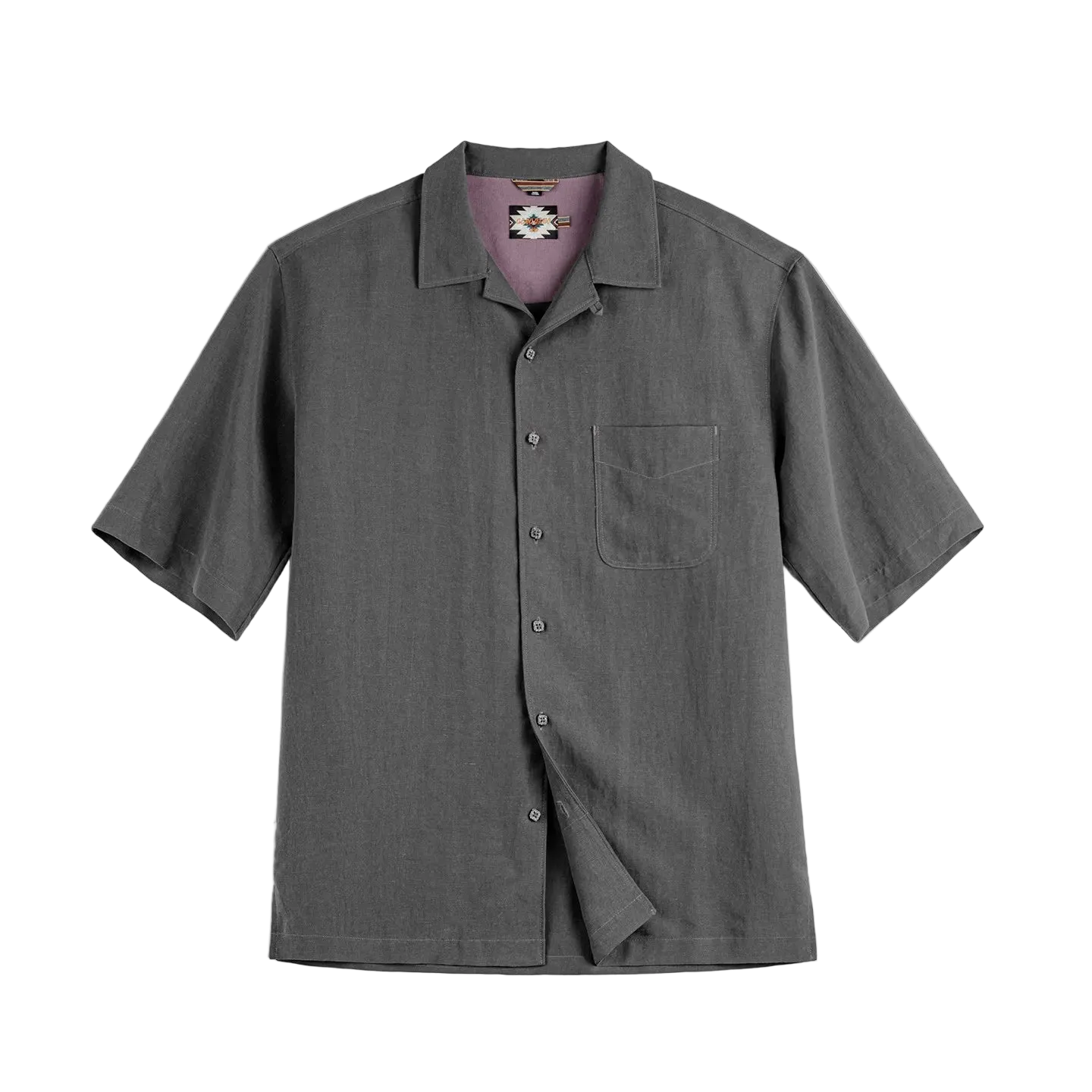 Camisa Estivador na cor Chumbo vista de frente