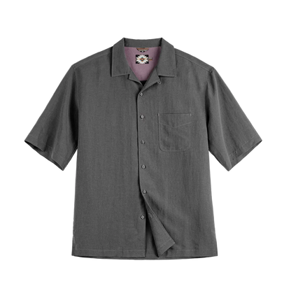 Camisa Estivador na cor Chumbo vista de frente