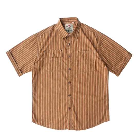 Camisa Cabana Listrada Algodão