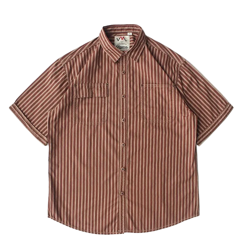 Camisa Cabana Listrada Algodão