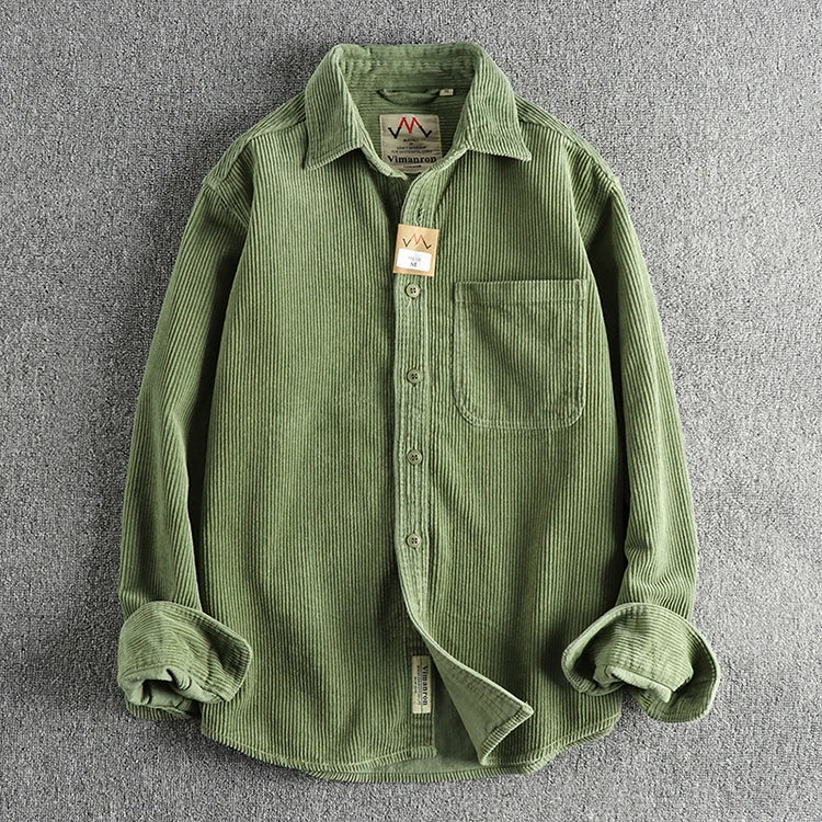 Camisa Worker Veludo Oversized