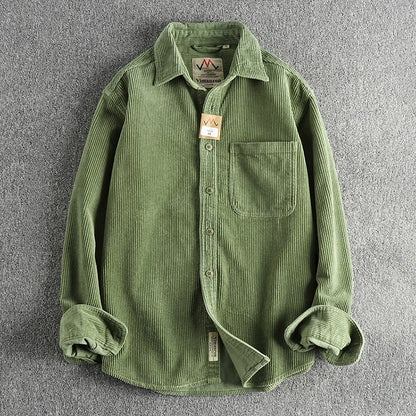 Camisa Worker Veludo Oversized