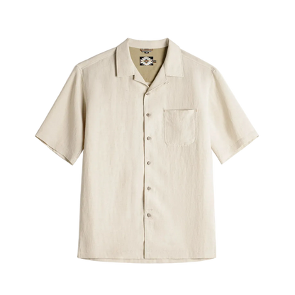 Camisa Estivador na cor Areia Clara vista de frente