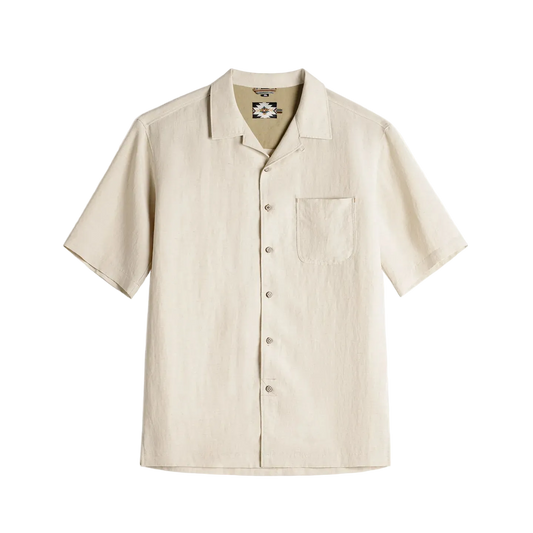 Camisa Estivador na cor Areia Clara vista de frente