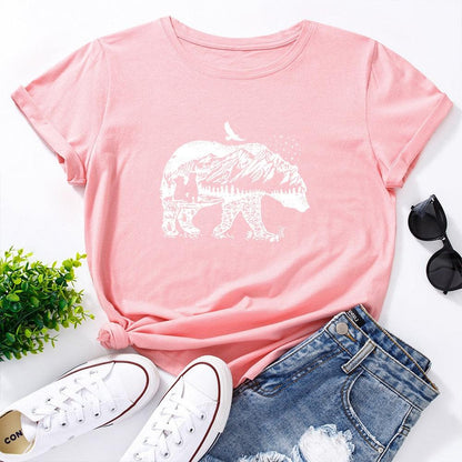 Camiseta Feminina Wild Bear - Almaselvagem